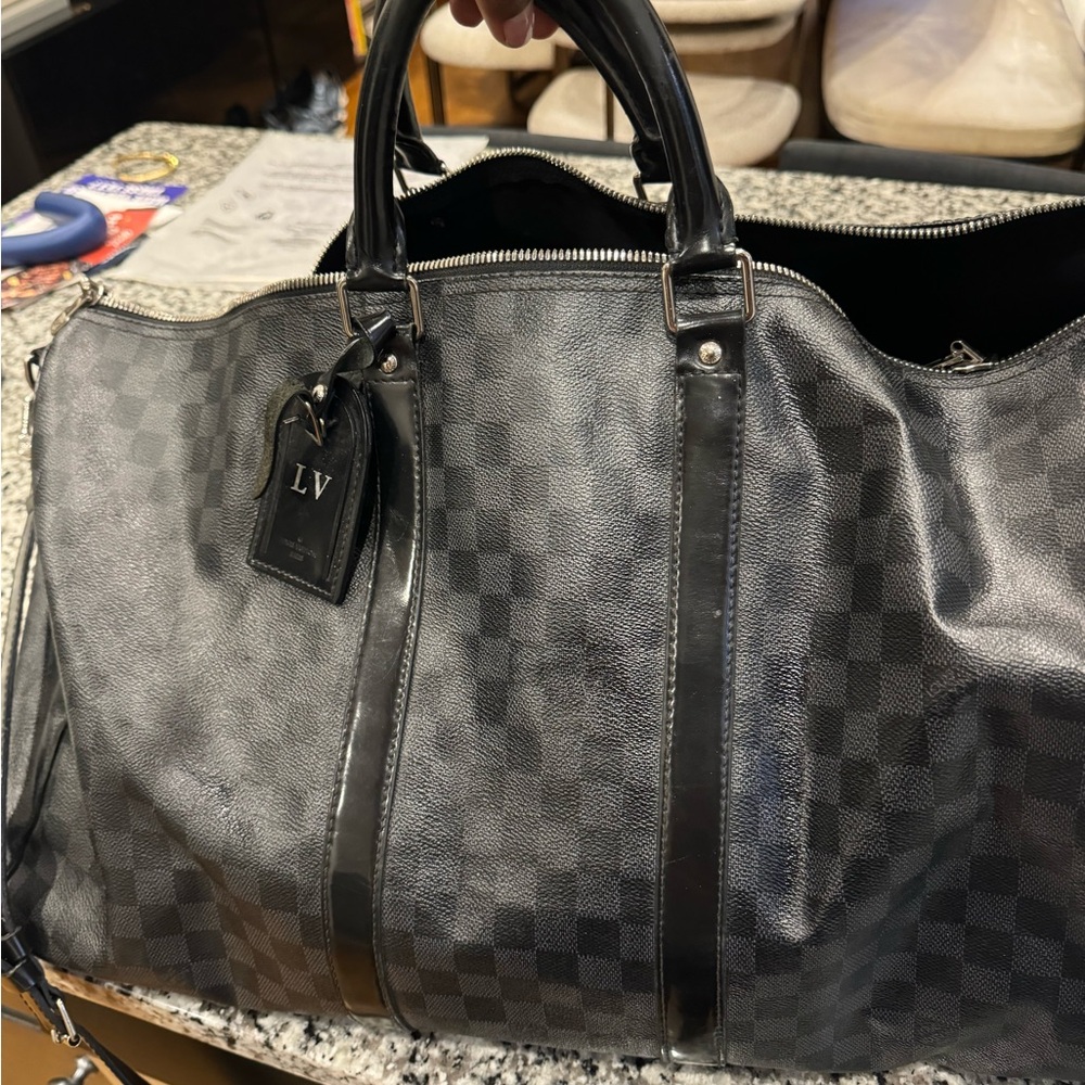 Louis Vuitton Damier Graphite Keepall duffle